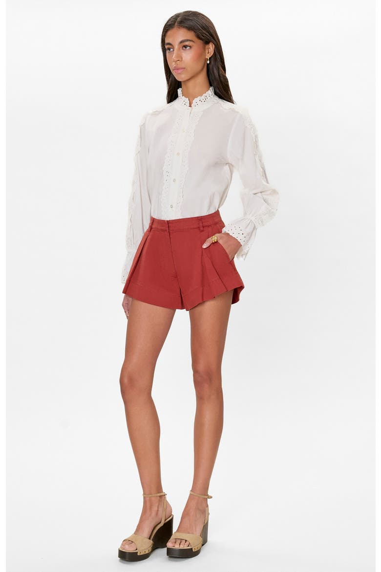 Remi Garment Dyed Short, Alternate, color, Burnt Sienna