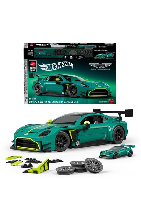 Kids' '24 Aston Martin Vantage GT3 Brick Shop Building Set