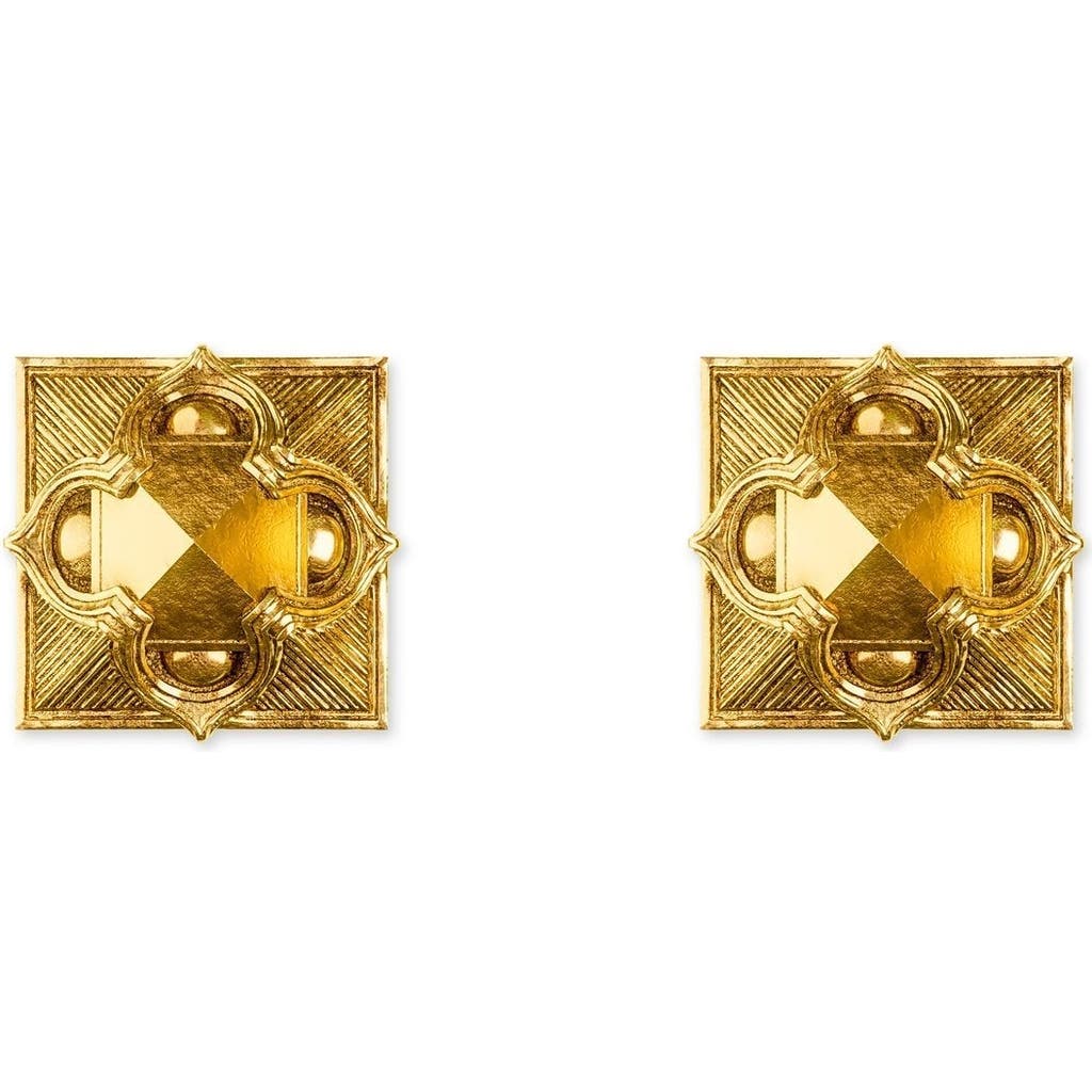 Astor & Orion Pyramid Studs Gold  product