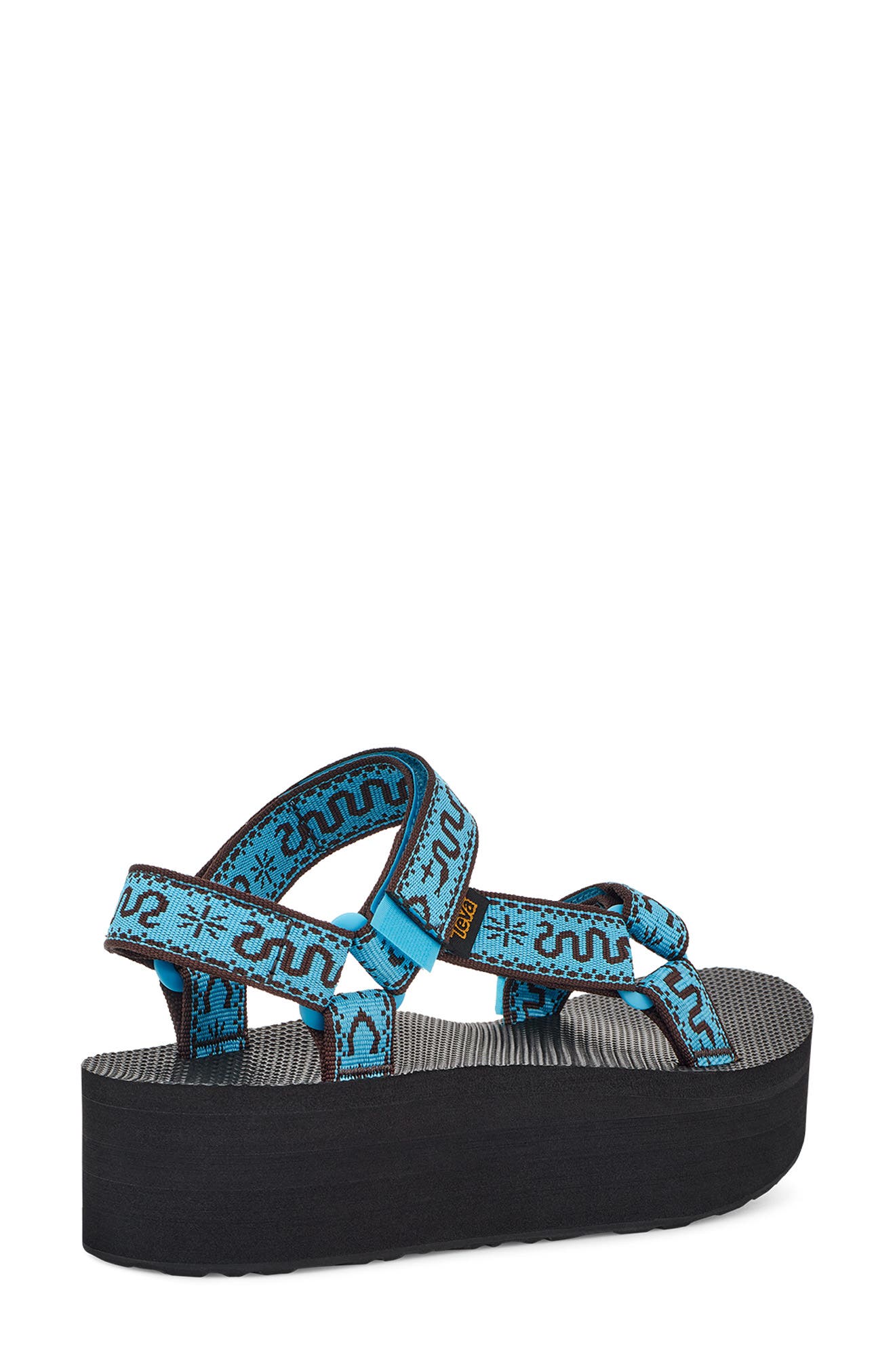 Universal Platform Sandal, Alternate, color, BANDANA AQUARIUS