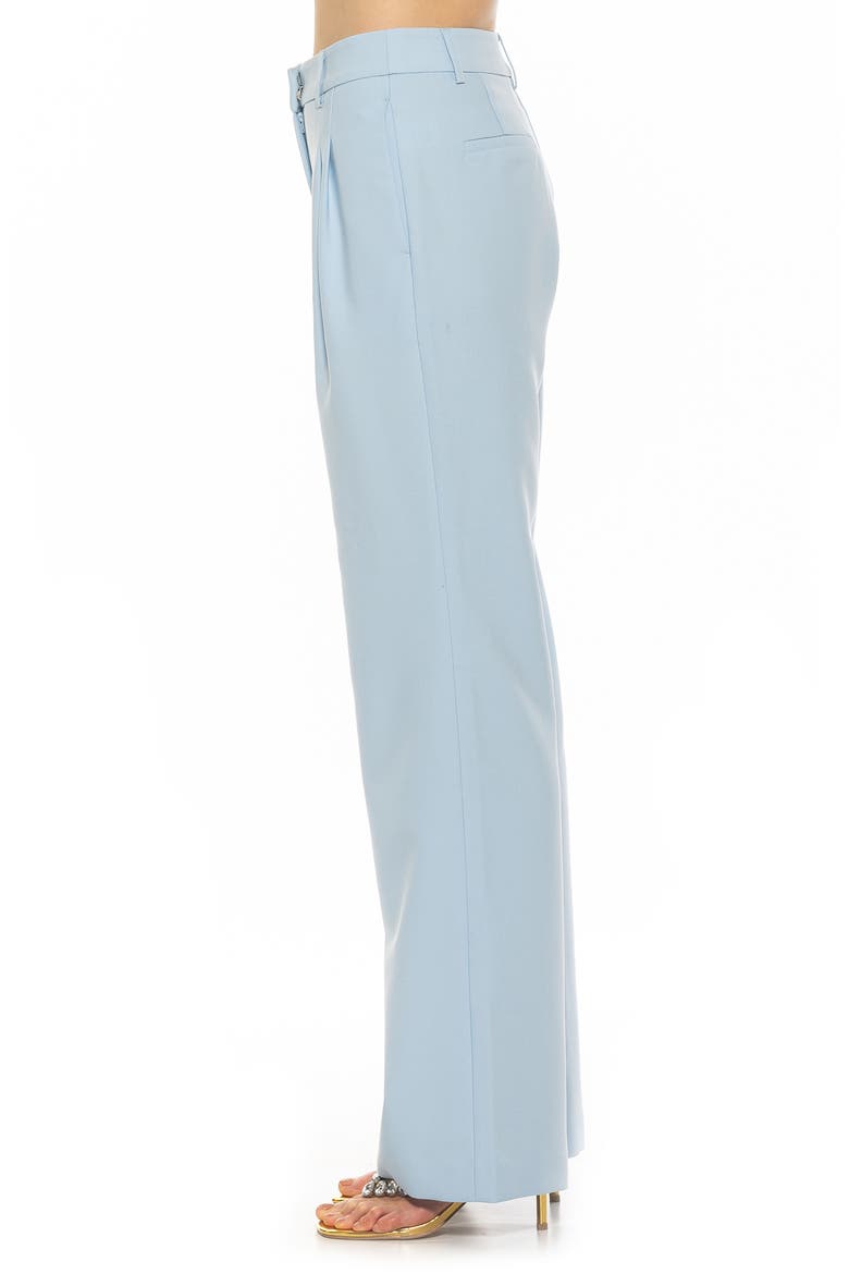 Ellie Pleated Wide Leg Pants, Alternate, color, HALOGEN BLUE