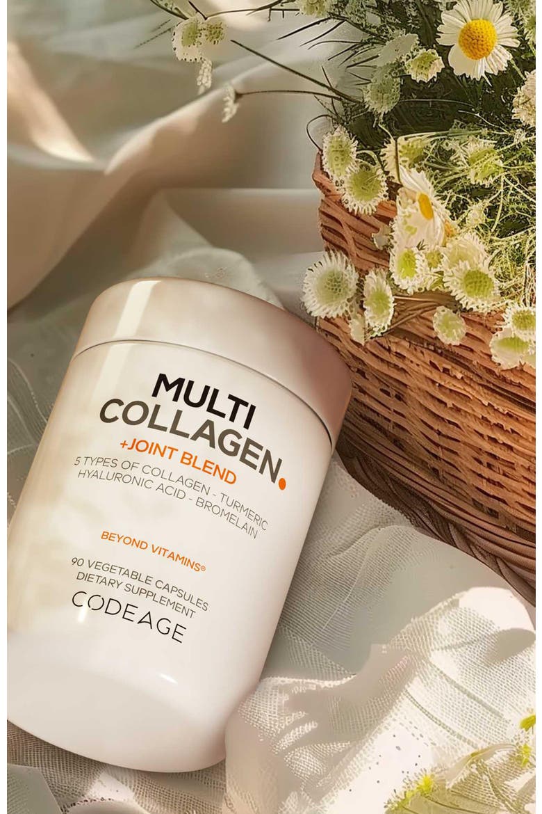 Multi Collagen Protein + Joint Blend Supplement, Alternate, color, White