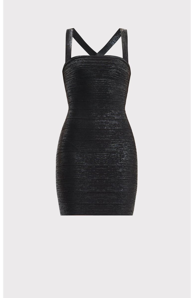 Herve Leger The Imani Dress, Alternate, color, Black