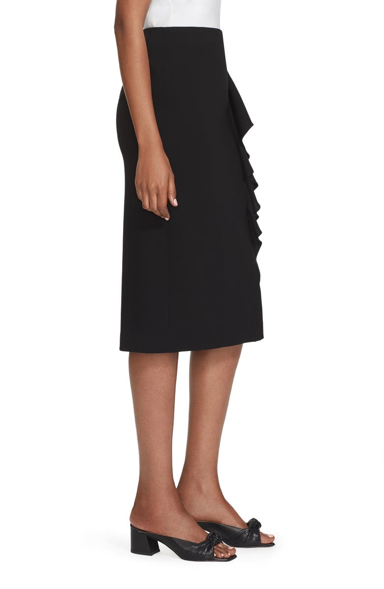 Lafayette 148 New York Vera Ruffle Trim Pencil Skirt, Alternate, color, 