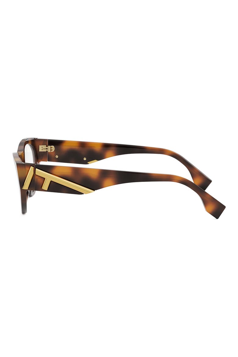 First 52mm Cat Eye Optical Glasses, Alternate, color, BLONDE HAVANA