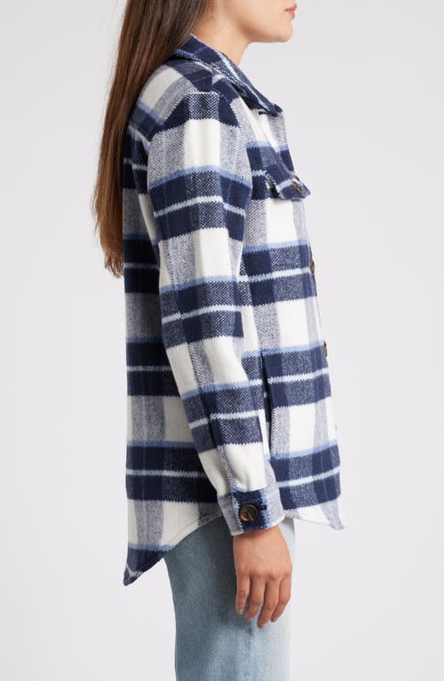 Caslon ® Plaid Brushed Flannel Shacket