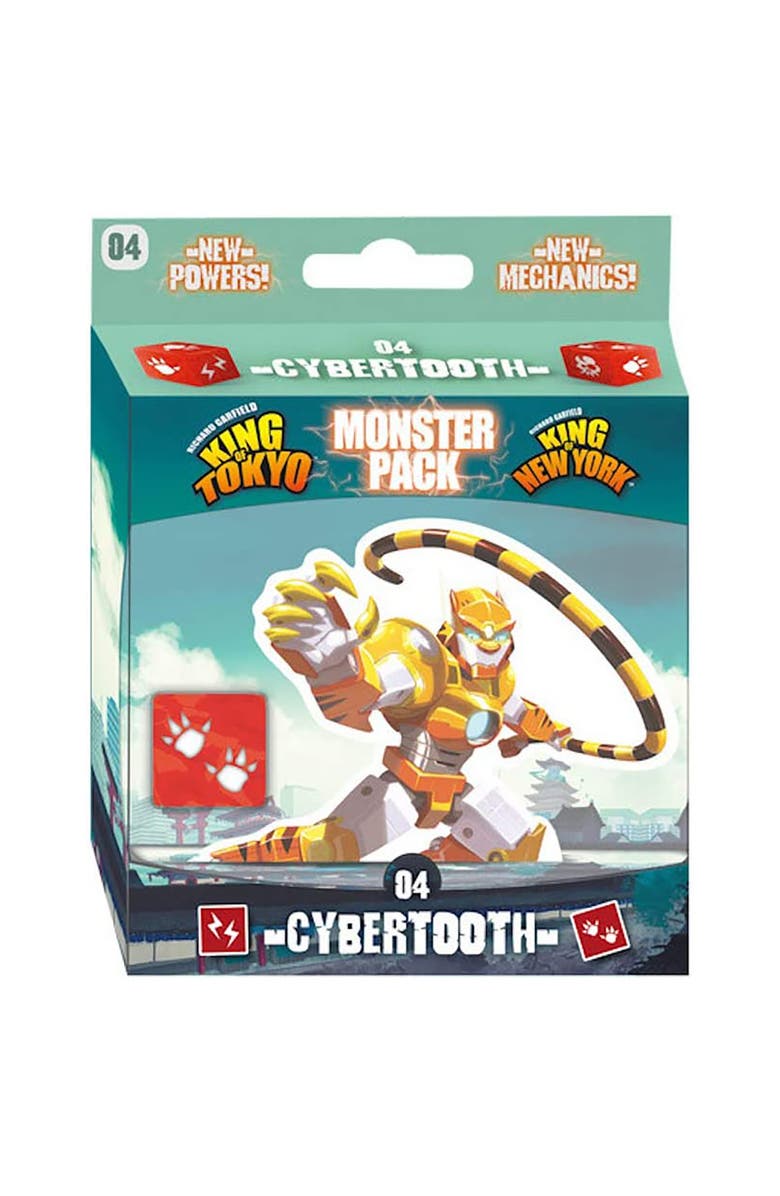 IELLO King Of Tokyo Monster Pack #4 Cybertooth Expansion Pack, Main, color, 