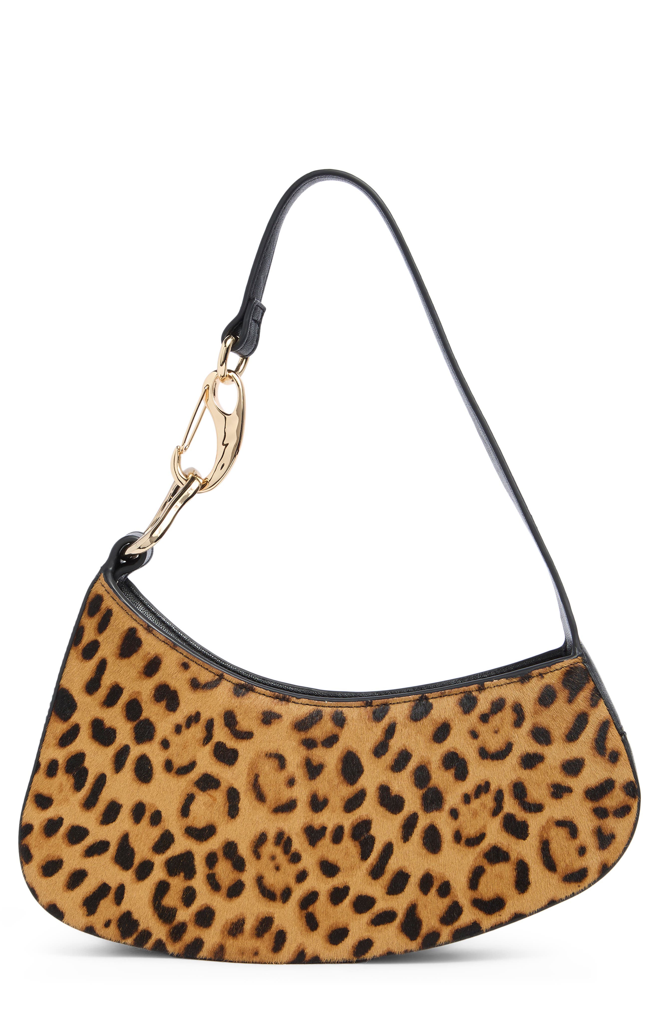 Shoulder Bag, Alternate, color, LEOPARD HAIRCALF