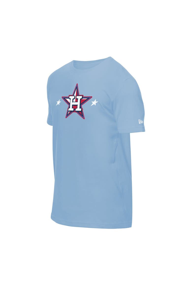 Men's New Era Light Blue Houston Astros 2025 MLB All-Star Game Workout T-Shirt, Alternate, color, Light Blue