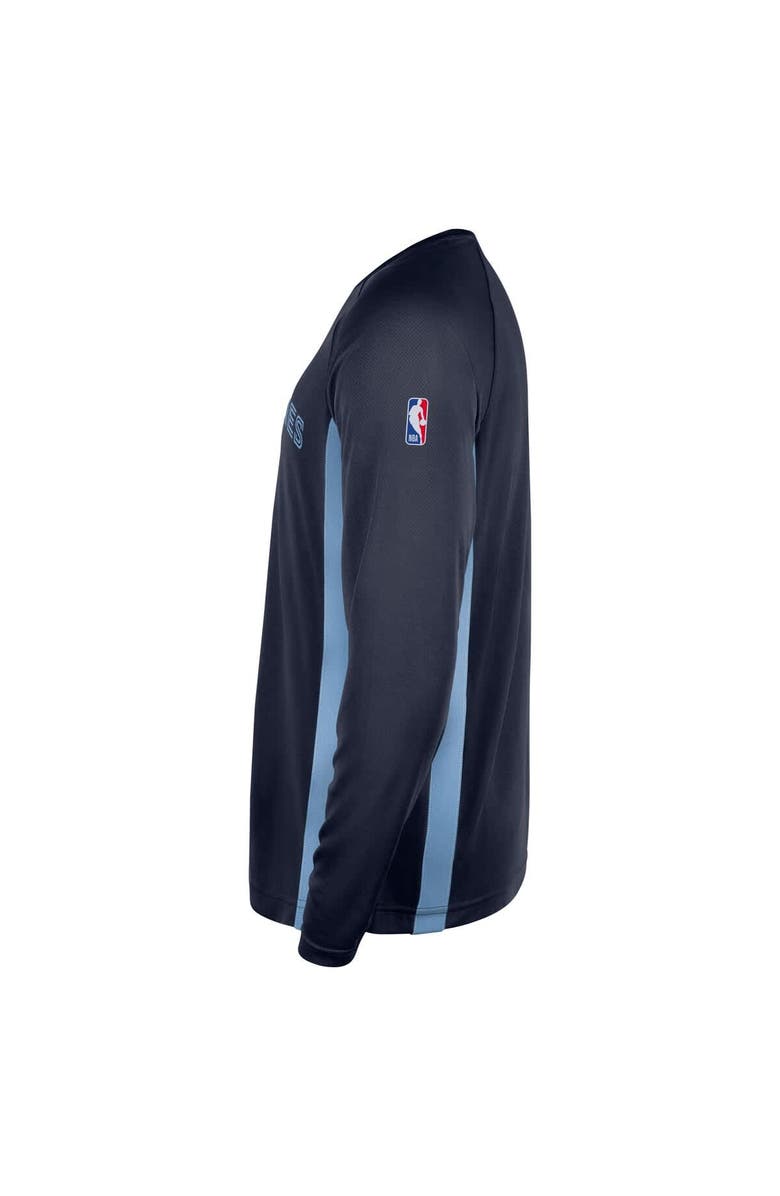 Nike Men's Nike Navy Memphis Grizzlies 2025/26 Authentic Pre-Game Legend Dri-FIT Long Sleeve Shooting Shirt, Alternate, color, Navy