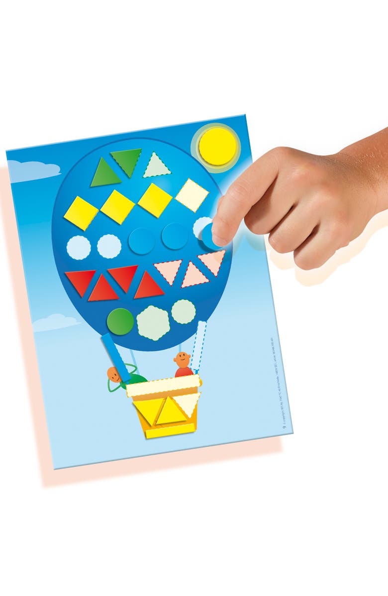 SES Creative I Learn to Recognize Shapes, 300+ Shape Stickers, Kids 3+, Alternate, color, Multicolored