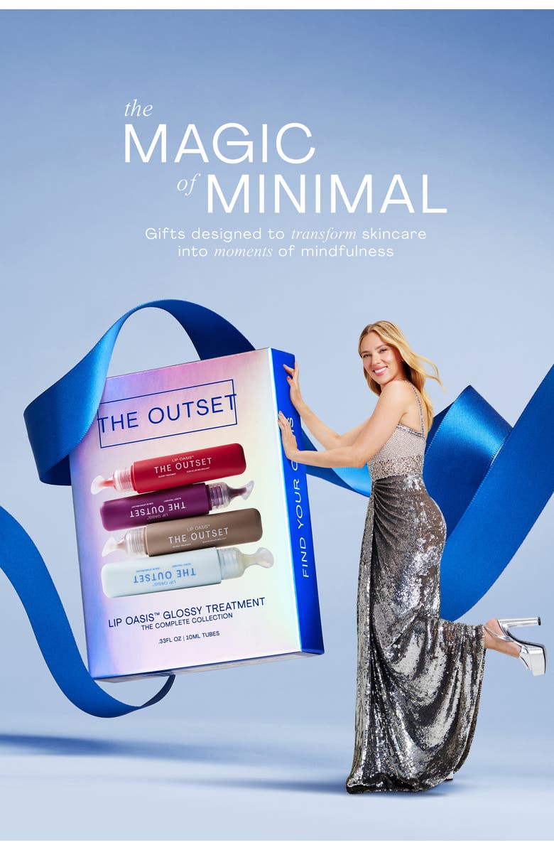 The Outset Lip Oasis Glossy Treatment The Complete Collection $112 Value, Alternate, color,