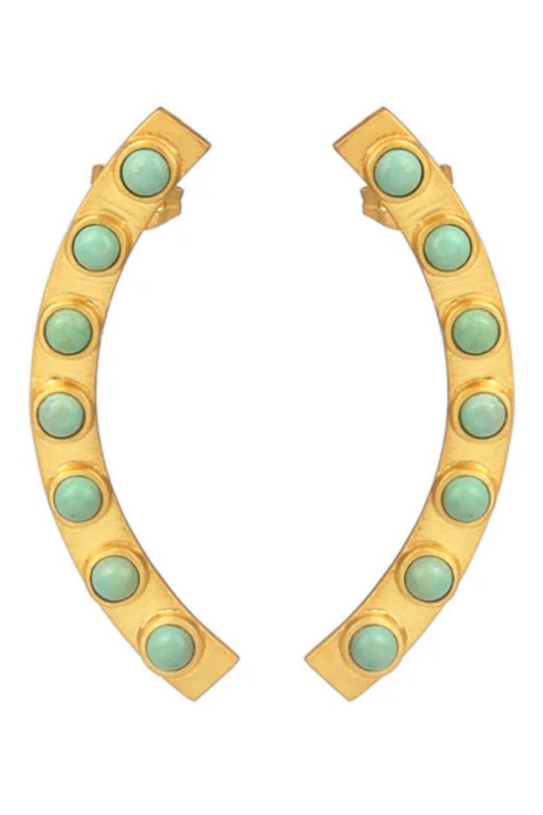 Turquoise Bar Earrings, Main, color, TURQUOISE