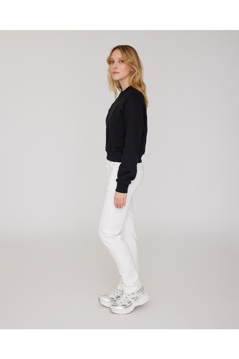 JESSIE | Crewneck Sweatshirt, Alternate, color, Black