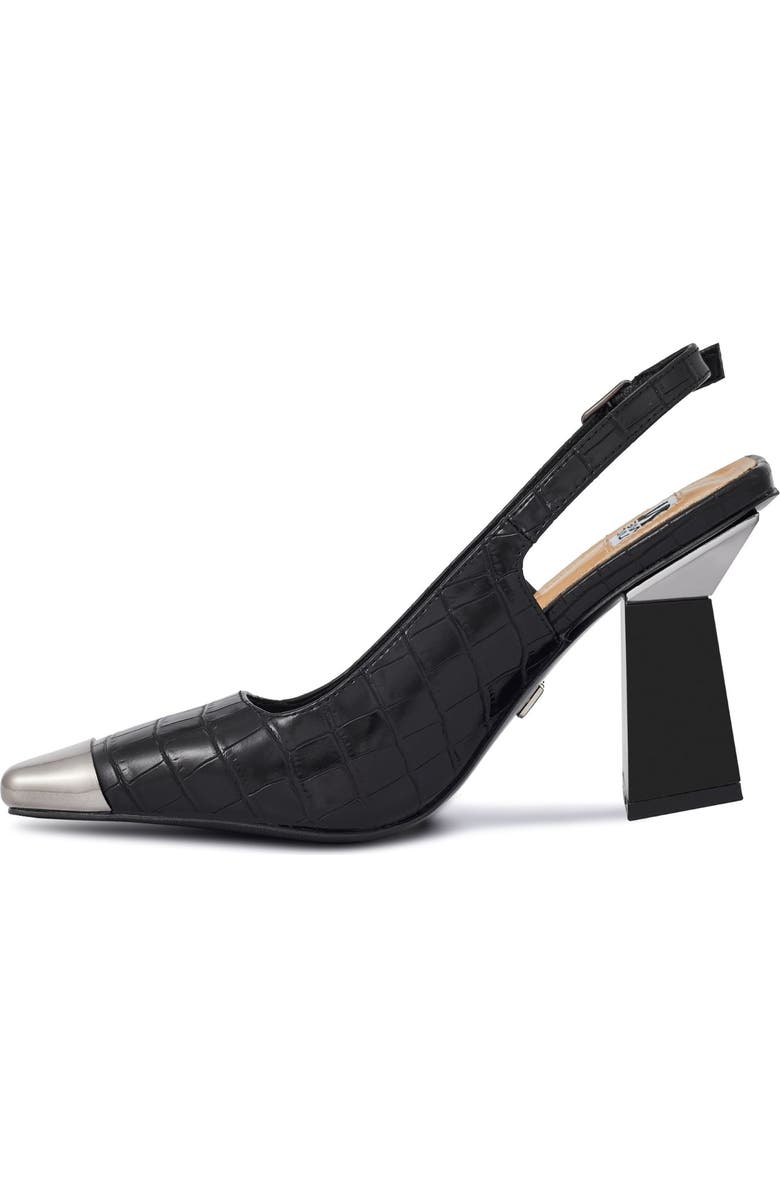 NINETY UNION Jane Cap Toe Slingback Pump, Alternate, color, Black