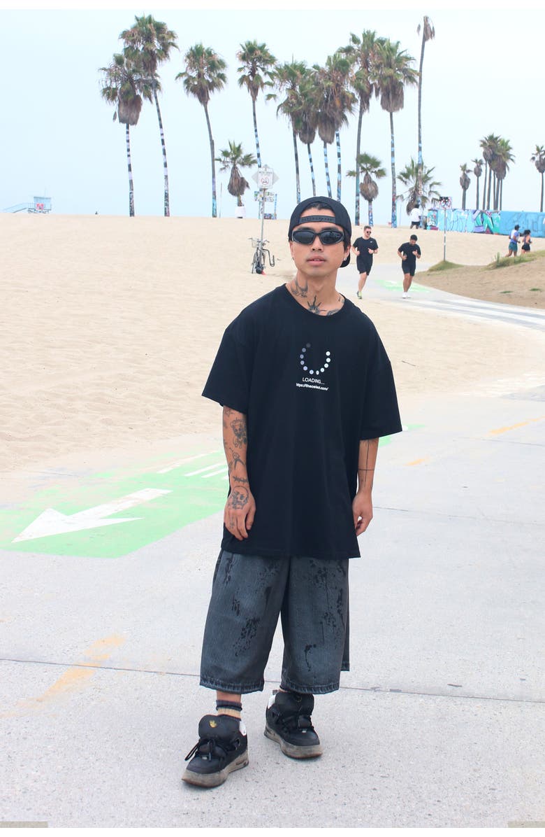 THE CELECT Loading Tee, Main, color, Black