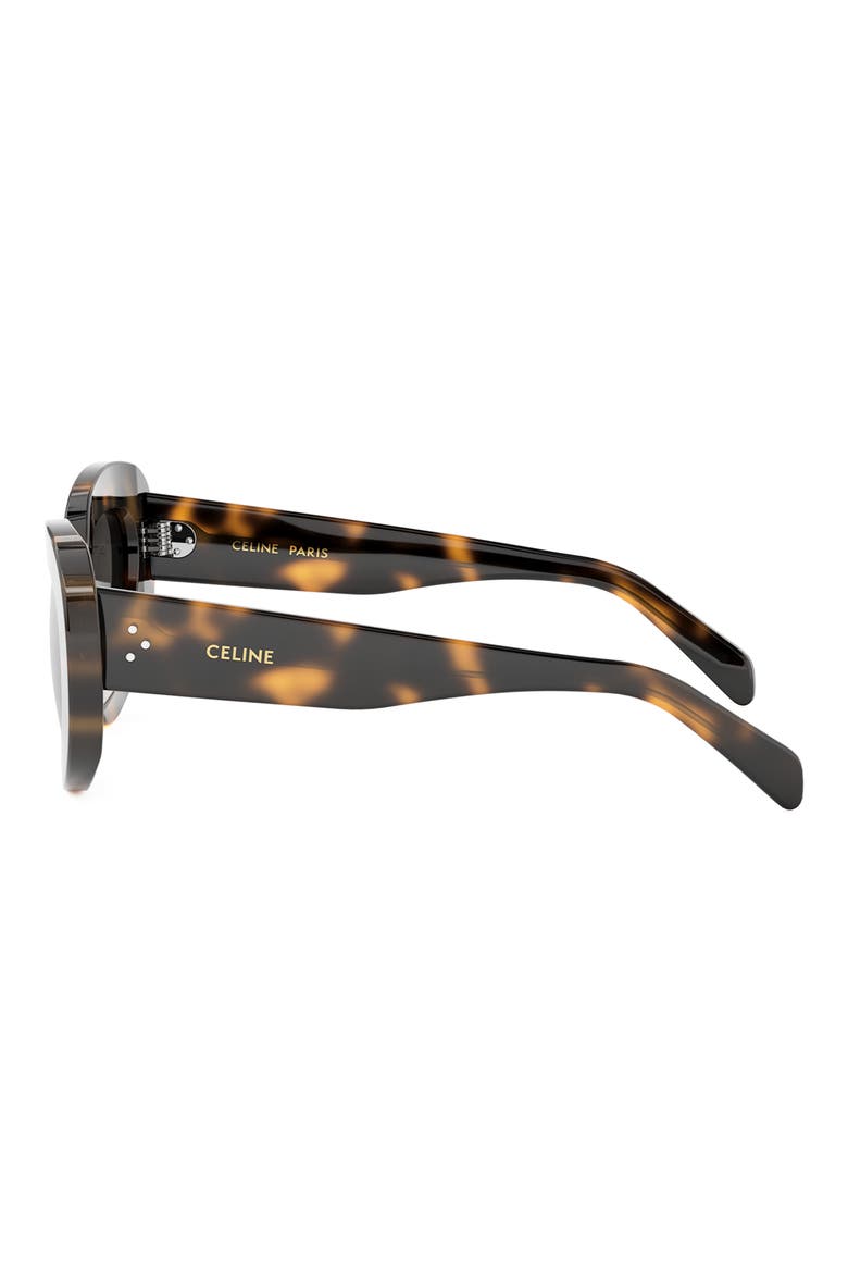 Bold 3 Dots 52mm Cat Eye Sunglasses, Alternate, color, DARK HAVANA / GRADIENT BROWN