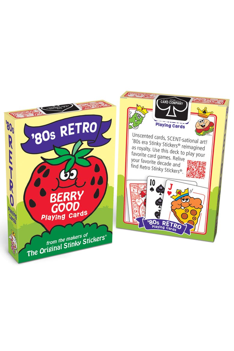 80s Retro Playing Cards, Bonus Collector Card, Alternate, color, Multicolored