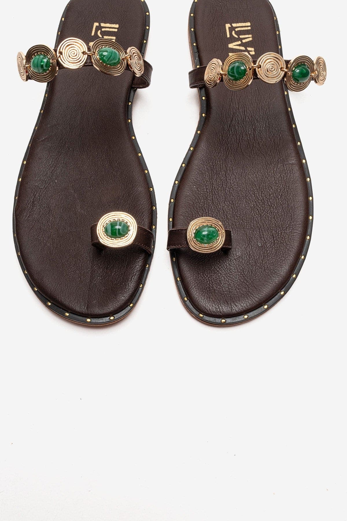 Martinez Leather Thong Sandal, Alternate, color, Brown