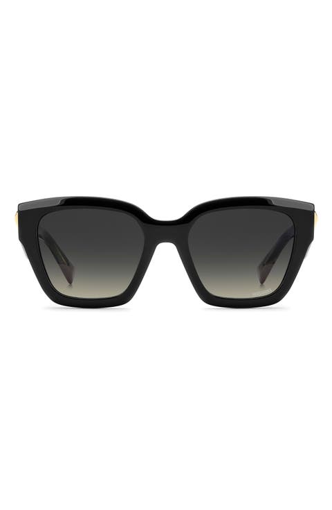 53mm Gradient Square Sunglasses