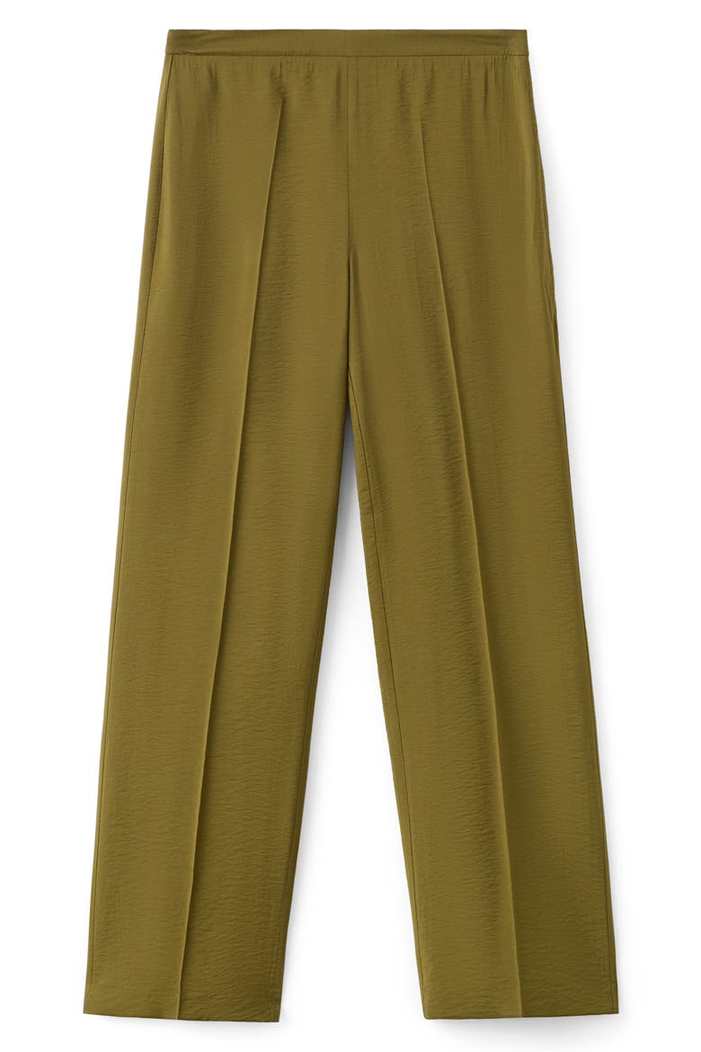 Mid Rise Straight Leg Pants, Alternate, color, GREEN