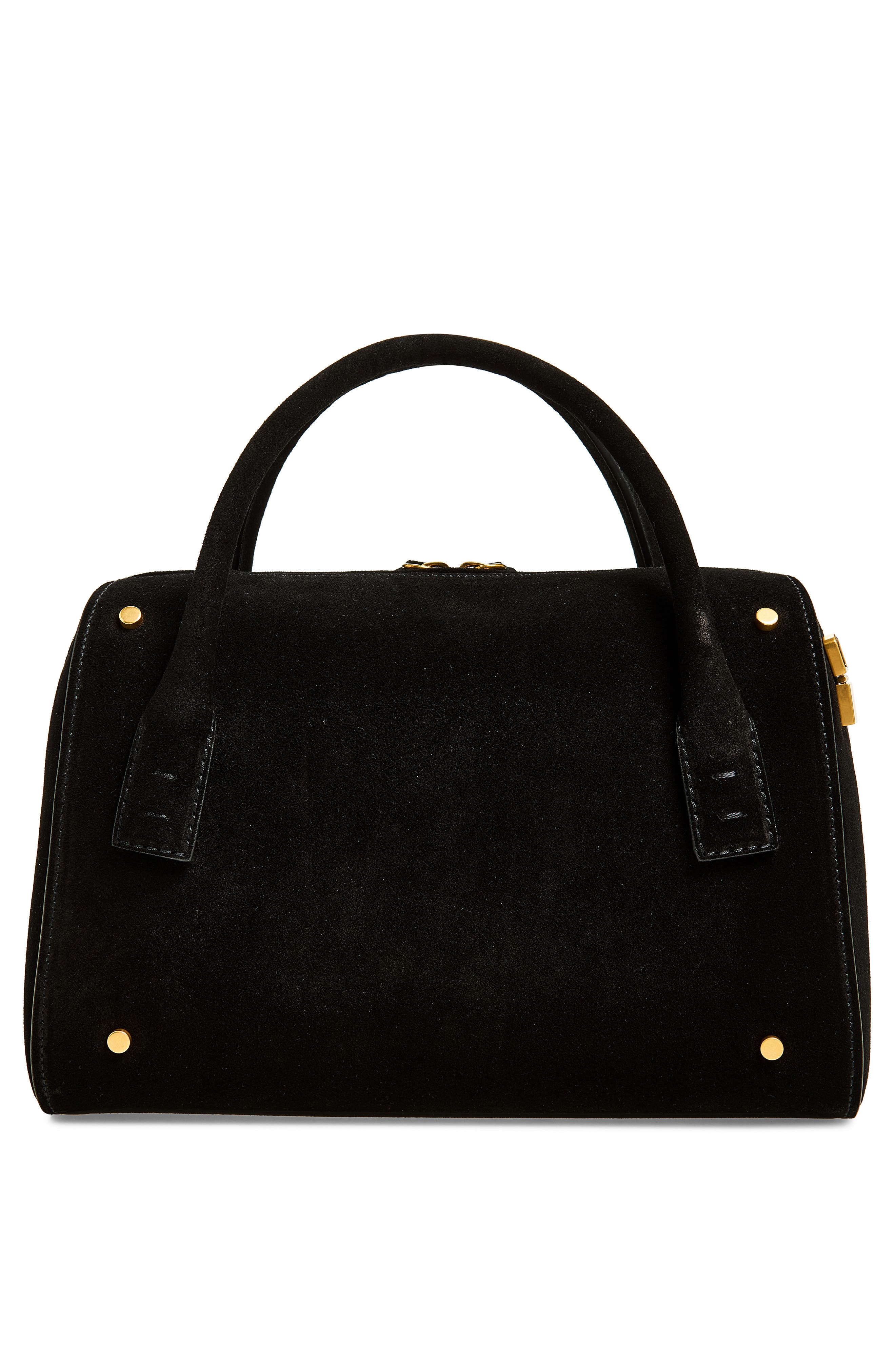 Medium Boston Satchel Crossbody Bag, Alternate, color, BLACK ROSEWOOD GOLD