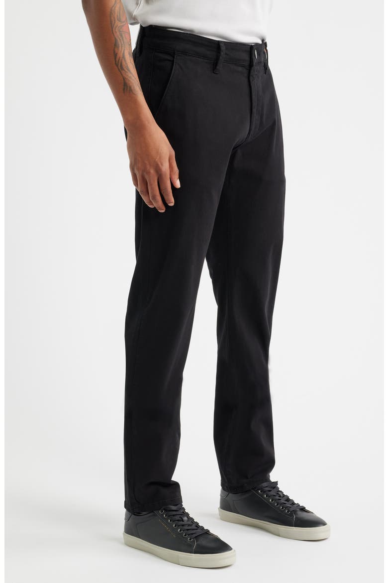 Milton Slim Straight Leg Chinos, Alternate, color, BLACK CASUAL TWILL