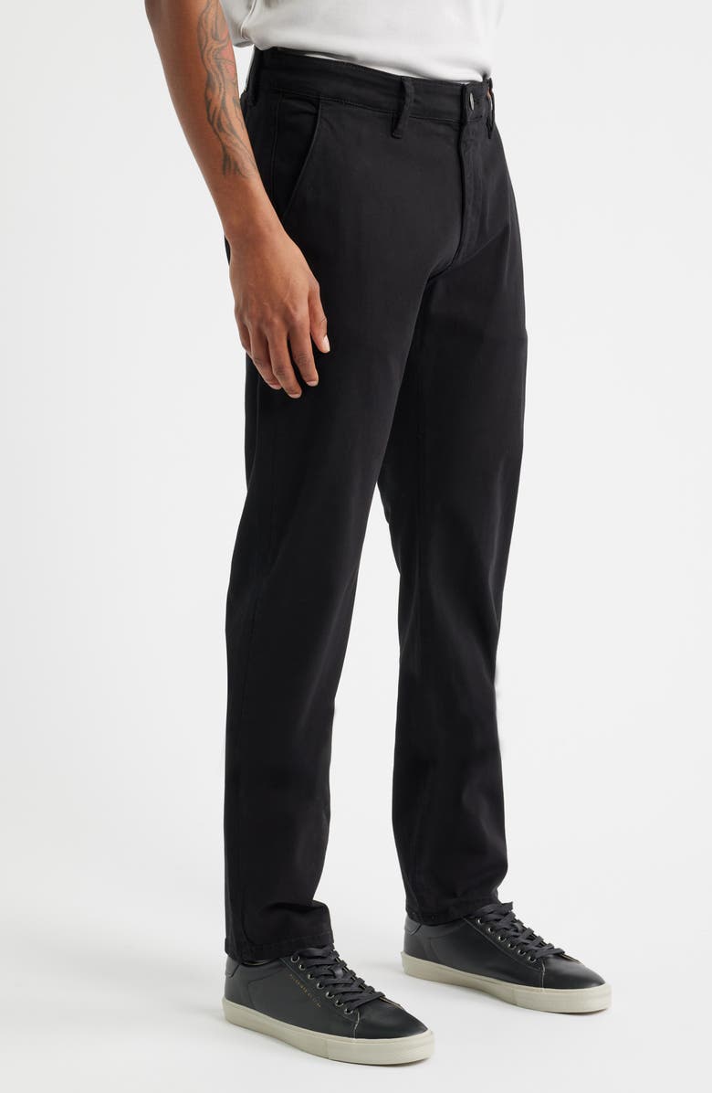 Mavi Jeans Milton Slim Straight Leg Chinos, Alternate, color, Black Casual Twill