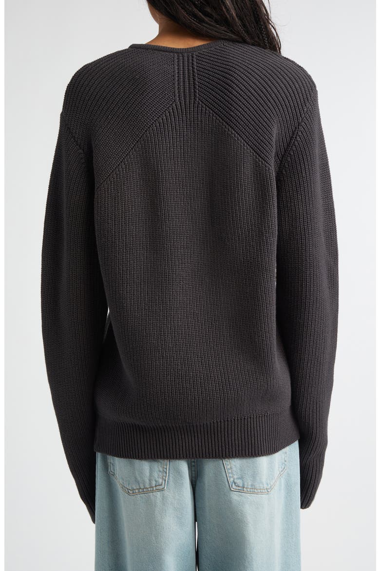 Ribcage Cotton Crewneck Sweater, Alternate, color, DIESEL