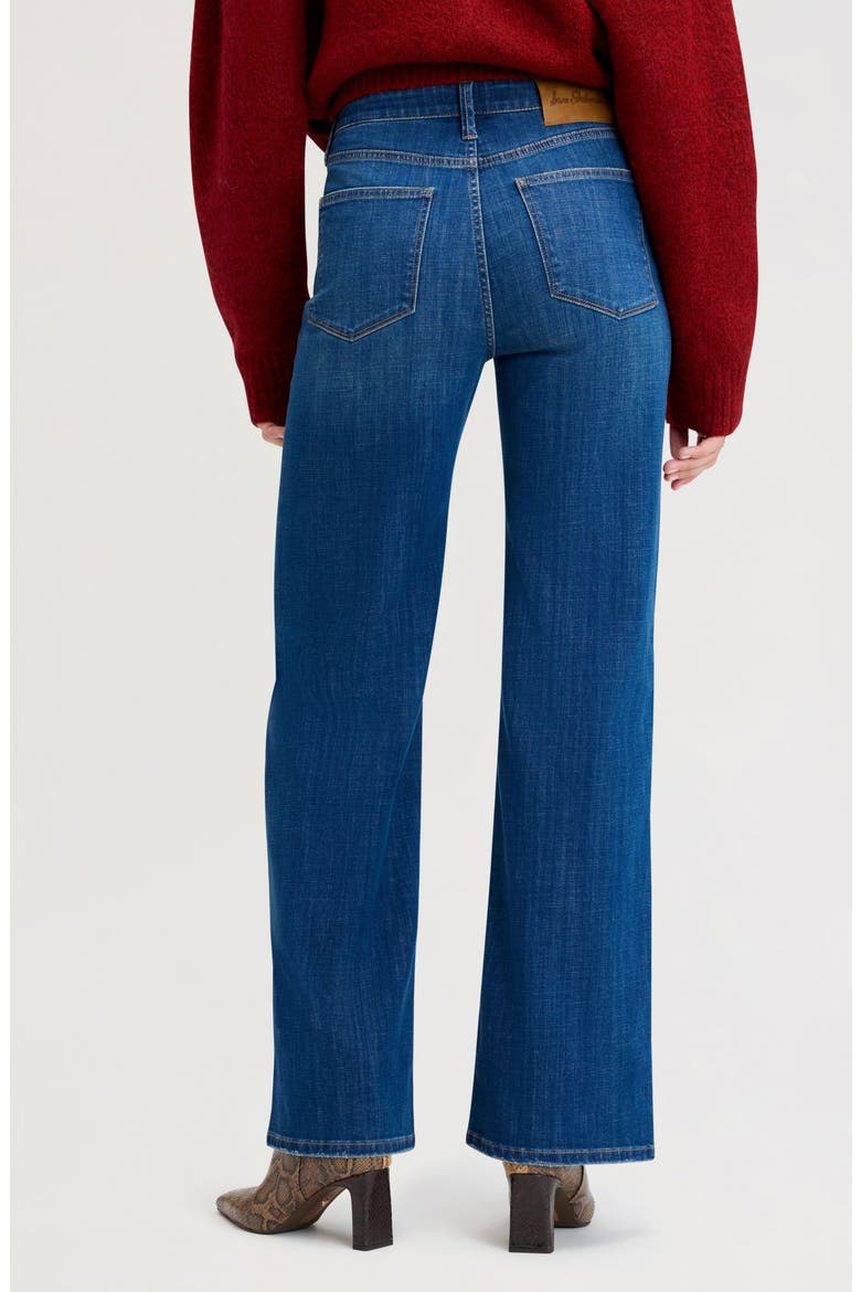 Jewel Embellished High Waist Wide Leg Jeans, Alternate, color, APPALOOSA WASH
