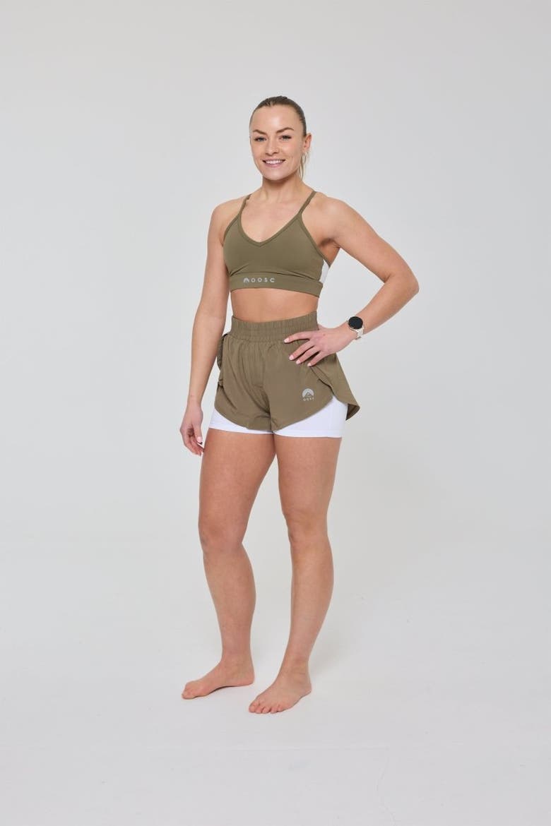 Elite 2 in 1 Running Shorts - Khaki, Alternate, color, Khaki
