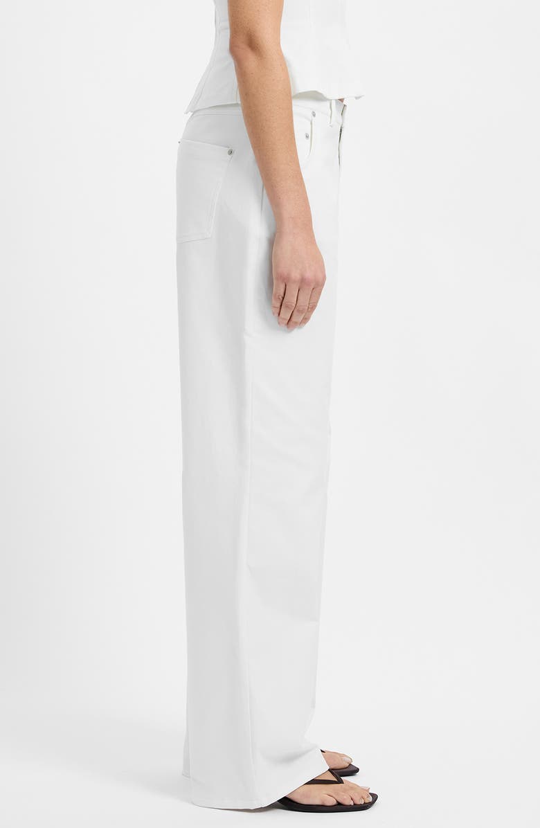 French Connection Inez Relaxed Straight Leg Jeans, Alternate, color, Summer White