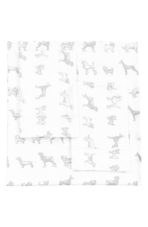 Dog 400 Thread Count Cotton Sheet Set