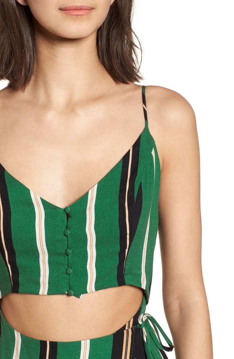 All in Favor Cutout Wrap Front Maxi Dress, Alternate, color, 