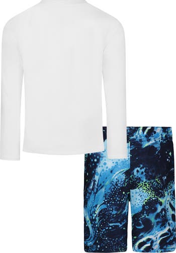 Kids' Biomolecular Sun Protection Tee & Swim Trunks Set
