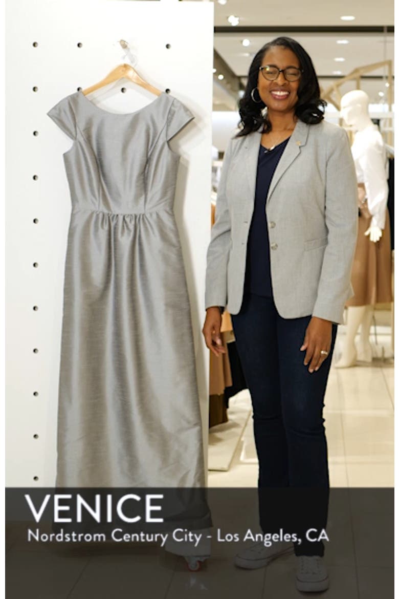 Cap Sleeve A-Line Gown video