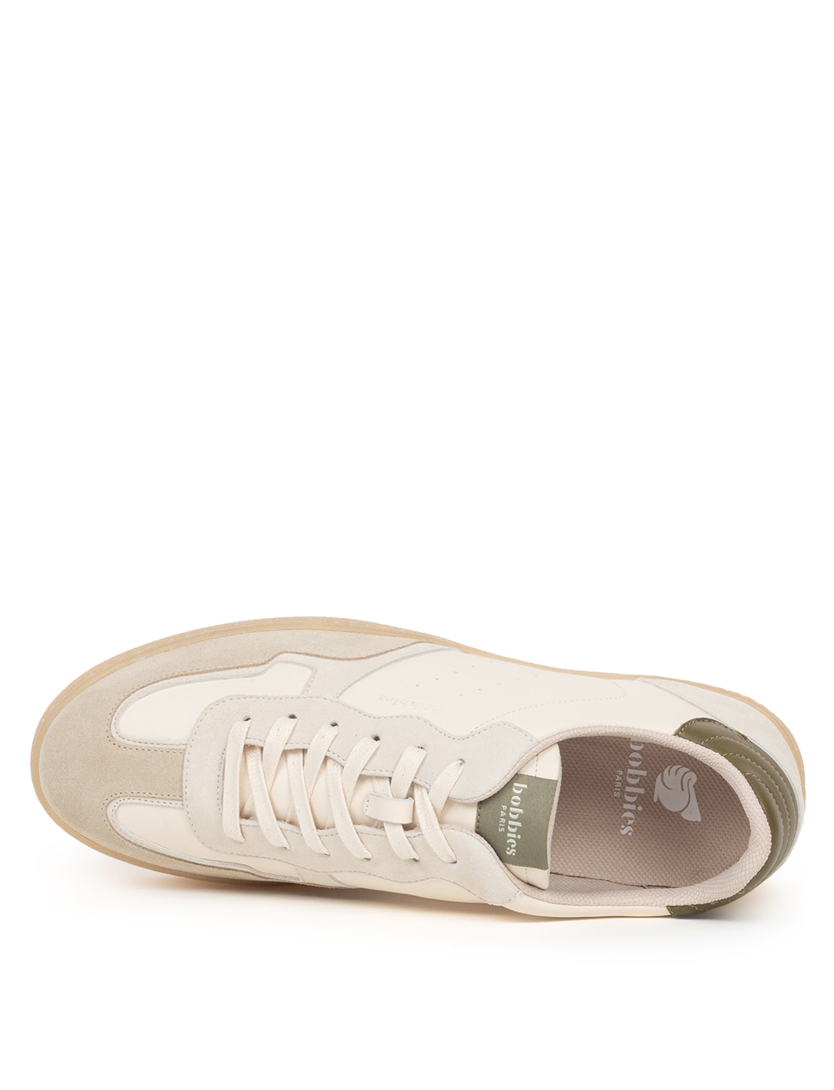Davis Sneakers, Alternate, color, Cream & Olive