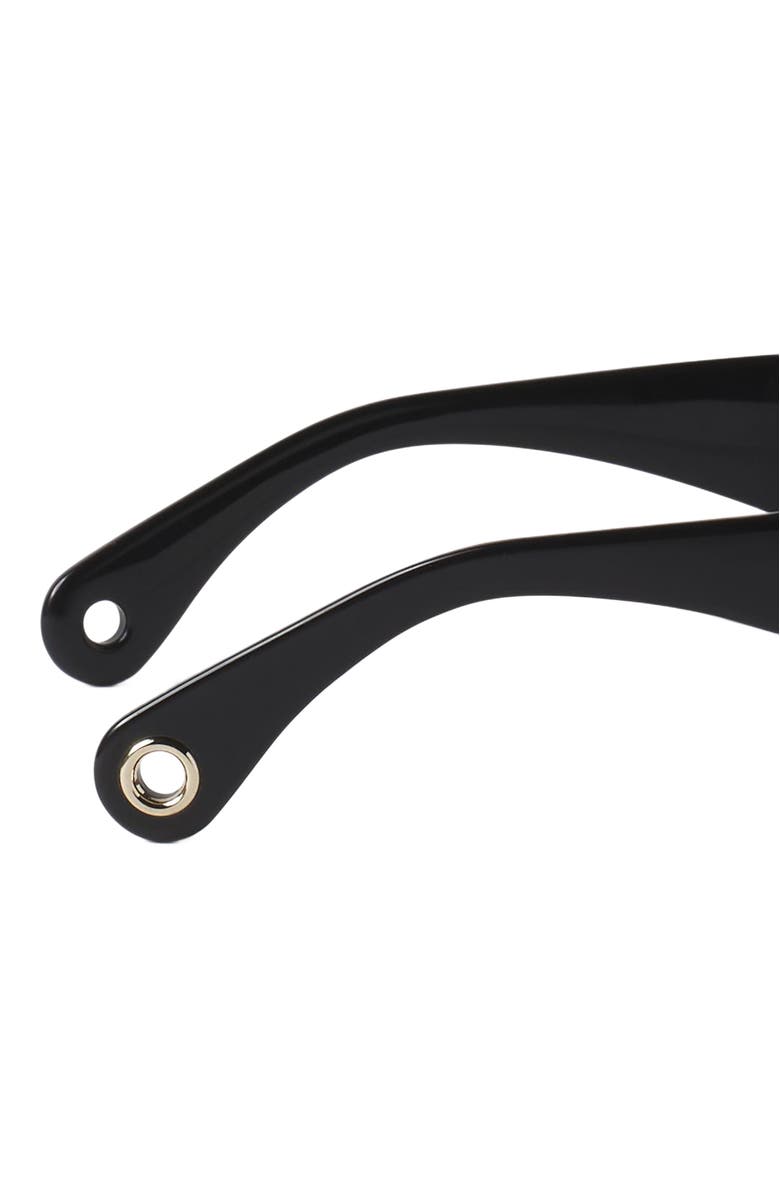 Lanvin Logo Sunglasses, Alternate, color, Black