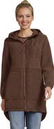 Lands' End High Pile Fleece Quilted Mixed Media Parka