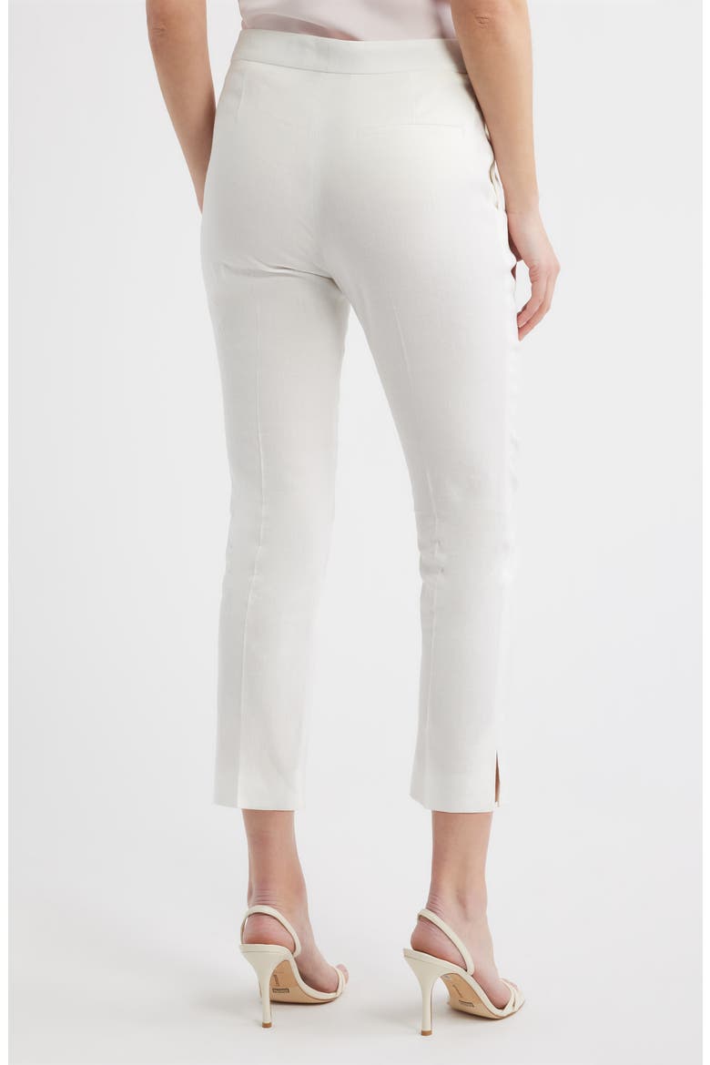 Tapria Slim Fit Crop Pants, Alternate, color, BRIGHT WHITE