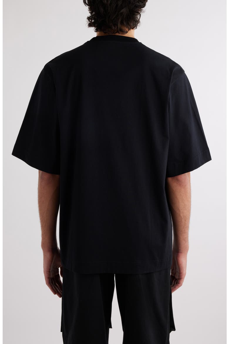 New Studio Fit Oversize Logo Graphic T-Shirt, Alternate, color, BLACK