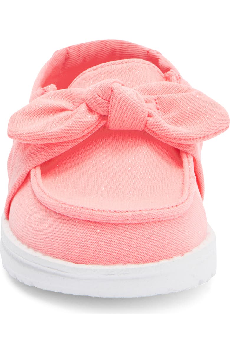 Hey Dude Kids' Wendy Bow Essentials Sneaker, Alternate, color, Pink