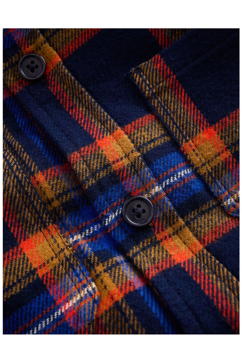 Kids' Check Shacket, Alternate, color, NAVY CHECK