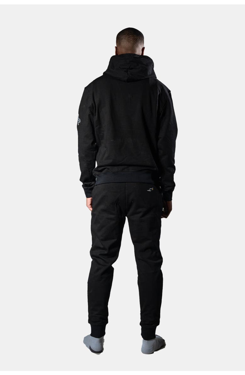 Woodpecker Unisex Cotton Sweatsuit, Alternate, color, Black