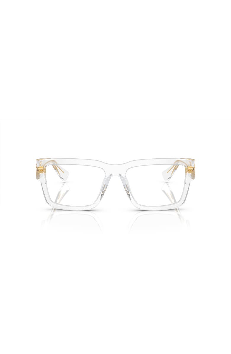 Miu Miu 54mm Rectangle optical glasses, Alternate, color, Transparent