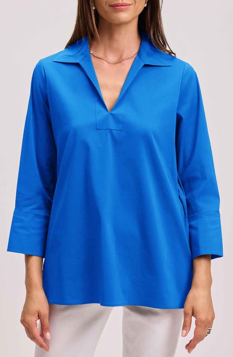Julia Stretch Cotton Blend Shirt