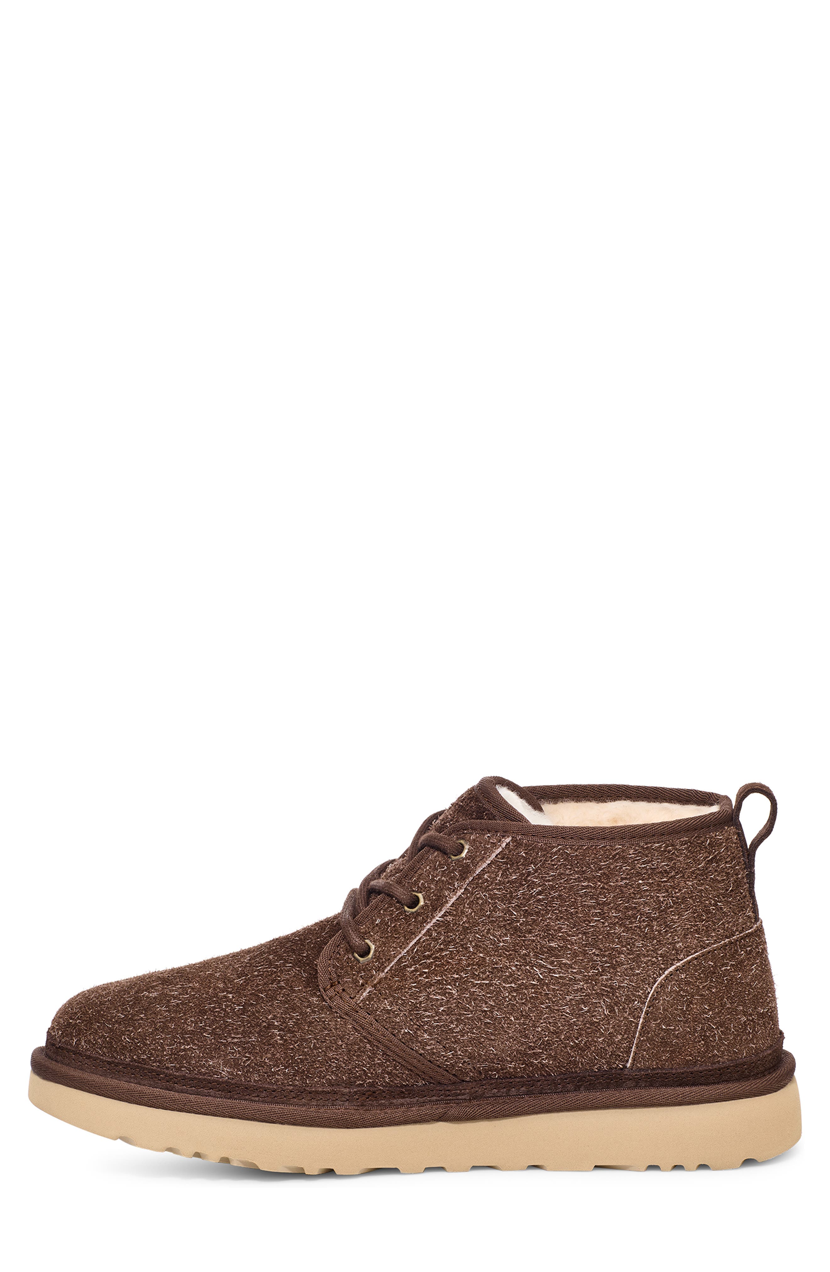 UGG<sup>®</sup> Neumel Shaggy Suede Chukka Boot, Alternate, color, Burnt Cedar