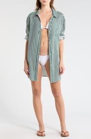 NORDSTROM RACK Printed Flowy Long Sleeve Tunic