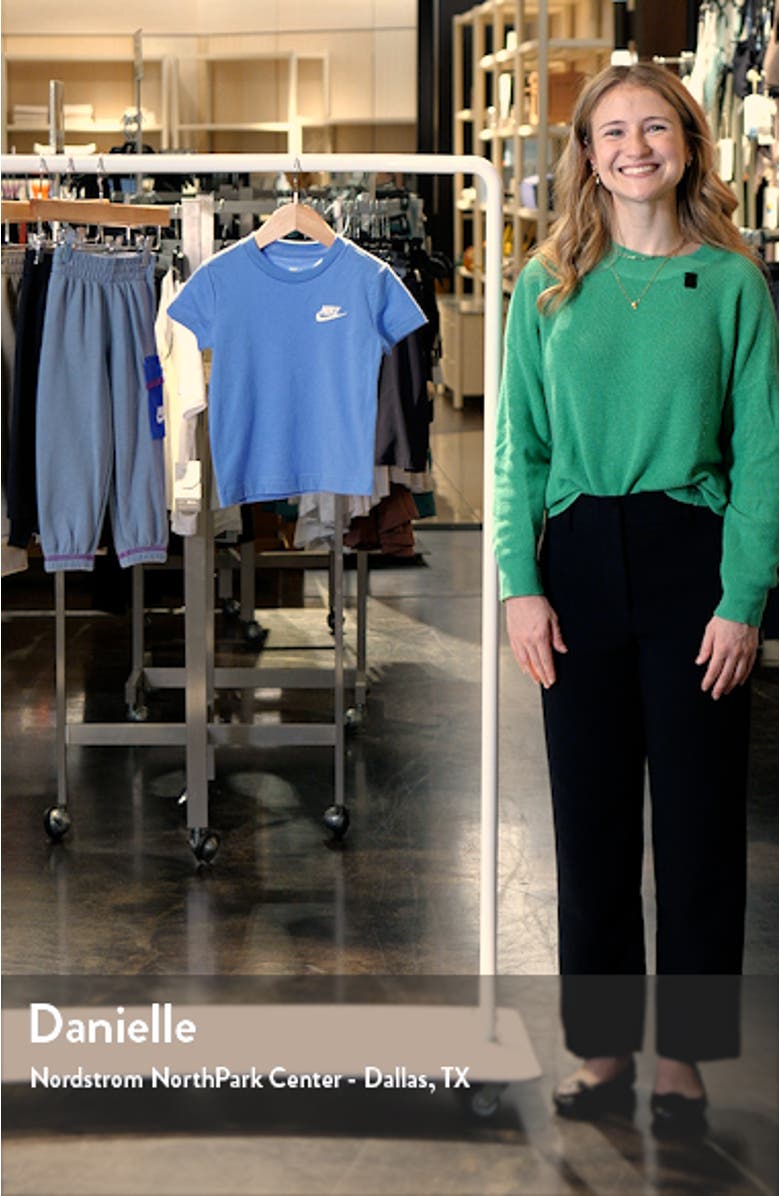 Embroidered Logo Crew Neck T-Shirt, sales video thumbnail