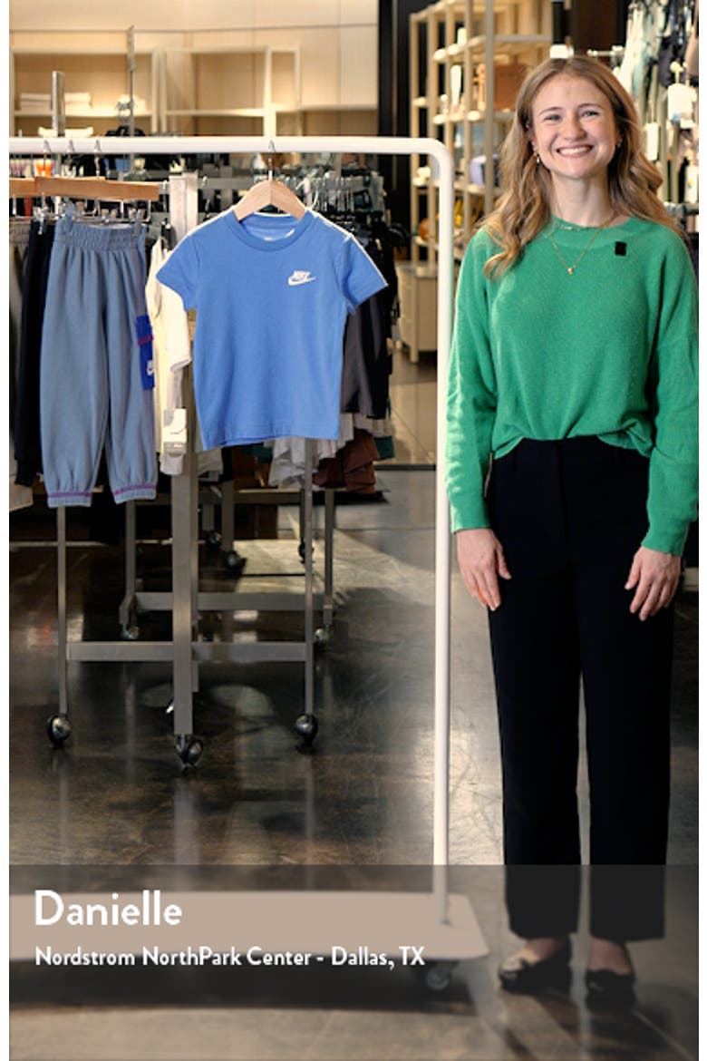 Embroidered Logo Crew Neck T-Shirt video
